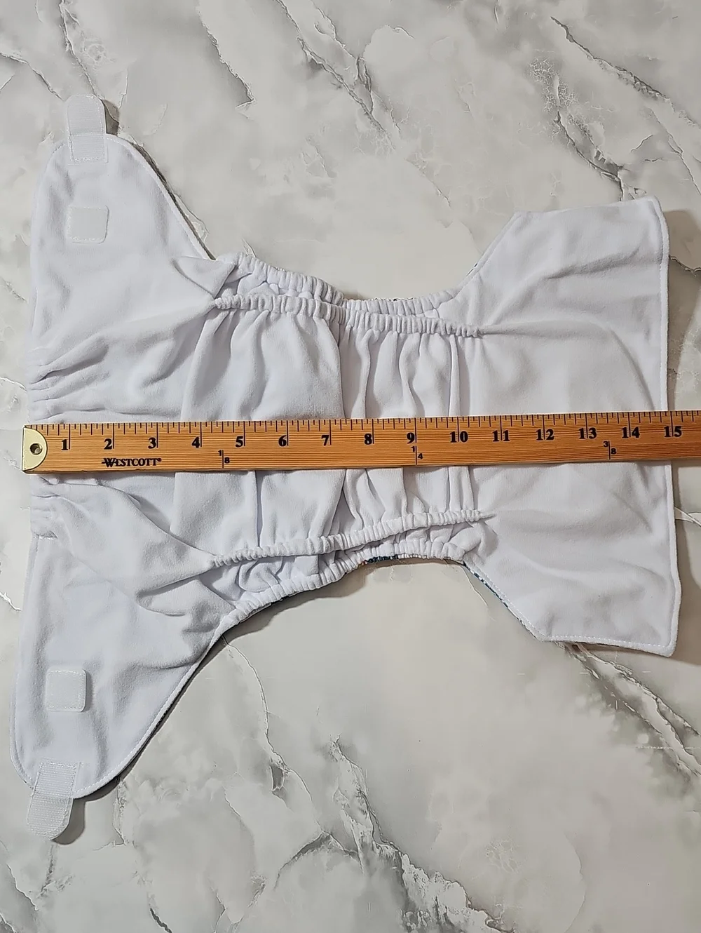 Large Reusable Pocket Cloth Diaper Adjustable Snaps Velcro Closure